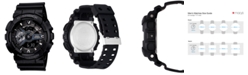 G-Shock Men's Analog Digital Black Resin Strap Watch, 55mm GA110-1B